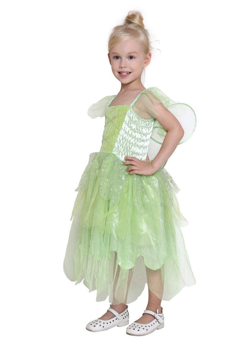 Jason Party Girls Tinkerbell Costume Fairy Dress Toddler Halloween Cosplay - Image 3